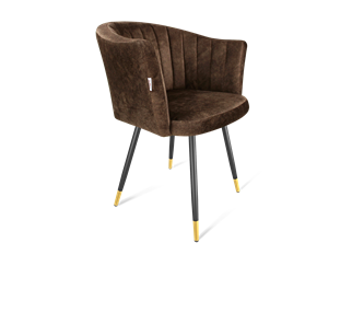 Обеденный стул SHT-ST42-1 / SHT-S95-1 (кофейный трюфель/черный муар/золото) в Вологде
