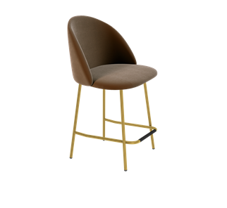 Полубарный стул SHT-ST35 / SHT-S29P-1 (кофейный ликер/золото) в Вологде