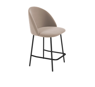 Полубарный стул SHT-ST35 / SHT-S29P-1 (латте/черный муар) в Вологде