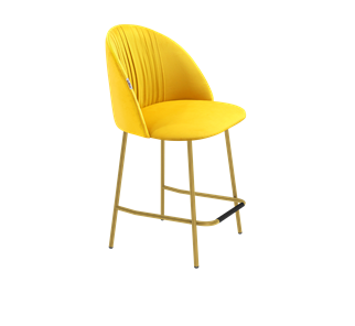 Полубарный стул SHT-ST35-1 / SHT-S29P-1 (имперский жёлтый/золото) в Вологде