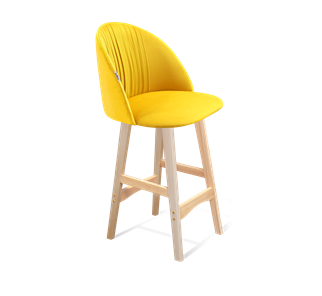 Полубарный стул SHT-ST35-1 / SHT-S65-1 (имперский жёлтый/прозрачный лак) в Вологде