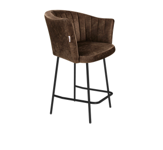 Полубарный стул SHT-ST42-1 / SHT-S29P-1 (кофейный трюфель/черный муар) в Вологде