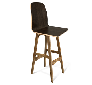 Барный стул SHT-ST10-1/S65 (венге/дуб брашированный коричневый) в Вологде
