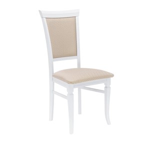 Обеденный стул Leset Монтана (Белый 9003/жаккард Антина ваниль Ж4.07) в Вологде