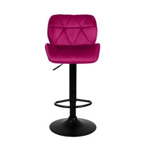 Барный стул Кристалл  WX-2583 белюр бордовый в Вологде