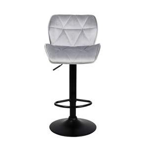 Барный стул Кристалл  WX-2583 белюр серый в Вологде