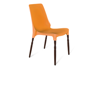 Обеденный стул SHT-ST75/S424-F (оранжевый/коричневый муар) в Вологде