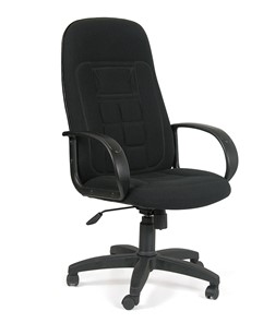 Кресло компьютерное CHAIRMAN 727 ткань ст., цвет черный в Вологде