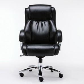 Кресло офисное Brabix Premium Status HD-003 (рециклированная кожа, хром, черное) 531821 в Вологде
