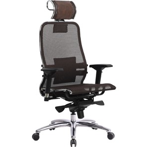 Офисное кресло Samurai S-3.04, темно-коричневый в Вологде