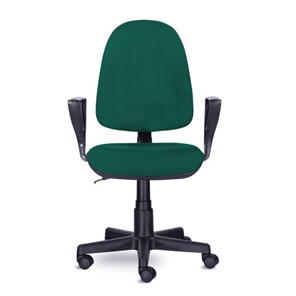 Офисное кресло Brabix Prestige Ergo MG-311 (регулируемая эргономичная спинка, ткань,черно-зеленое) в Вологде