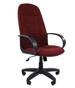 Компьютерное кресло CHAIRMAN 727 ткань ст., цвет бордо в Вологде