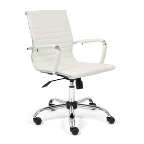 Кресло компьютерное URBAN-LOW кож/зам, белый, арт.14454 в Вологде