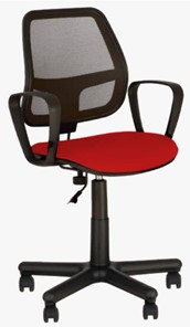 Офисное кресло ALFA GTP (PM60) CAGLIARI черный, красный в Вологде