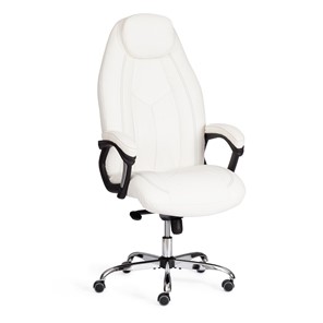 Компьютерное кресло BOSS Lux, кож/зам, белый, арт.21152 в Вологде