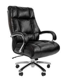 Офисное кресло CHAIRMAN 405 экокожа черная в Вологде