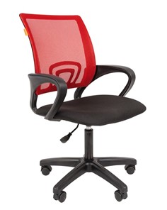 Компьютерное кресло CHAIRMAN 696 black LT, красное в Вологде