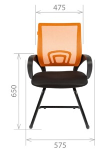 Офисное кресло CHAIRMAN 696V, TW-04, цвет серый в Вологде - предосмотр 2
