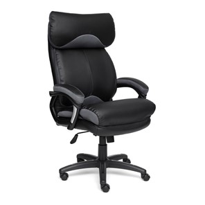 Компьютерное кресло DUKE кож/зам/ткань, черный/серый, 36-6/12 арт.12904 в Вологде