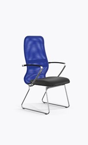 Кресло офисное Метта Ergolife Sit 8 B2-9K - X1+Extra (Синий-Черный) в Вологде