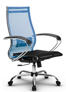 Офисное кресло МЕТТА B 2m 9/K131, Основание 17833  голубой/черный в Вологде
