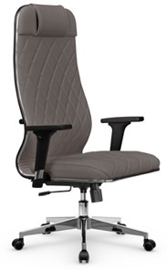 Кресло офисное Мetta L 1m 40M/2D Infinity Easy Clean (MPES) топган, нижняя часть 17834 серый в Вологде