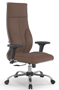 Офисное кресло Мetta L 1m 46/2D Infinity Easy Clean (MPES) топган, нижняя часть 17833 светло-коричневый в Вологде