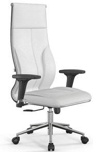 Офисное кресло Мetta L 1m 46/2D Infinity Easy Clean (MPES) топган OMS, нижняя часть 17853 белый в Вологде