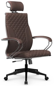 Кресло офисное Metta L 2c 44C/K116 Infinity Easy Clean топган, нижняя часть 17832 темно-коричневый в Вологде