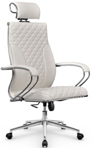 Кресло офисное Metta L 2c 44C/K116 Infinity Easy Clean топган OMS, нижняя часть 17853 белый в Вологде
