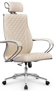 Кресло офисное Metta L 2c 44C/K116 Infinity Easy Clean топган OMS, нижняя часть 17853 молочный в Вологде