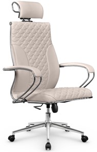 Кресло офисное Metta L 2c 44C/K116 Infinity Easy Clean топган OMS, нижняя часть 17853 светло-бежевый в Вологде