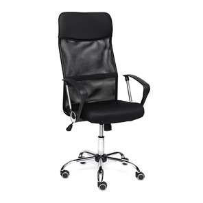 Офисное кресло PRACTIC кож/зам, ткань, черный, арт.12727 в Вологде