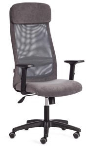Офисное кресло PROFIT PLT флок/ткань, серый, 29/W-12, арт.20537 в Вологде