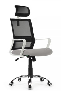 Кресло офисное Riva RCH 1029HW, серый/черный в Вологде