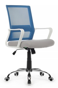 Офисное кресло Riva RCH 1029MW, серый/синий в Вологде