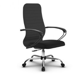 Кресло офисное SU-CK130-10P CH темно-серый/черный в Вологде