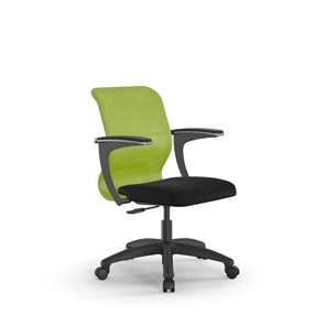 Компьютерное кресло SU-M-4/подл.160/осн.005 зеленый/черный в Вологде