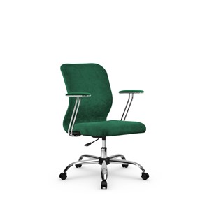 Кресло офисное SU-Mr-4/подл.078/осн.006 зеленый в Вологде