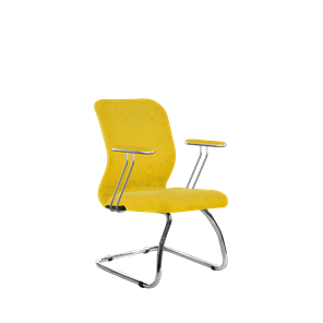 Кресло компьютерное SU-Mr-4/подл.078/осн.007 желтый в Вологде