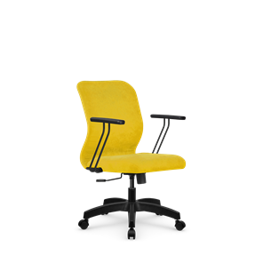 Кресло офисное SU-Mr-4/подл.109/осн.001 желтый в Вологде