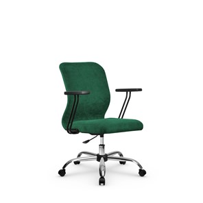 Кресло компьютерное SU-Mr-4/подл.109/осн.006 зеленый в Вологде