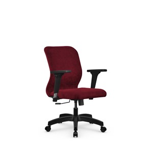 Офисное кресло SU-Mr-4/подл.200/осн.001 красный в Вологде