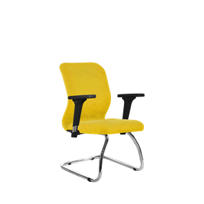 Офисное кресло SU-Mr-4/подл.200/осн.007 желтый в Вологде