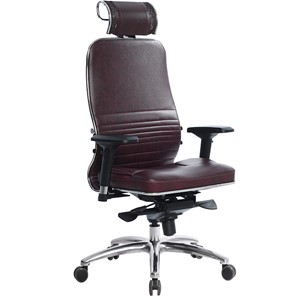Офисное кресло Samurai KL-3.04, темно-бордовый в Вологде