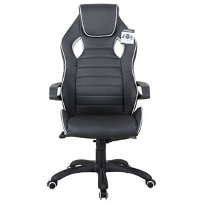 Офисное кресло Brabix Techno Pro GM-003 (экокожа, черное/серое, вставки серые) в Вологде