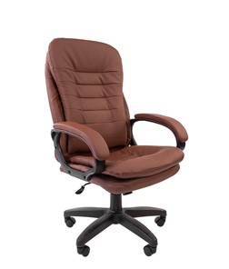 Офисное кресло CHAIRMAN 795 LT, экокожа, цвет коричневый в Вологде