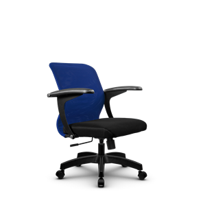 Компьютерное кресло SU-M-4/подл.160/осн.001, Синий/Черный в Вологде