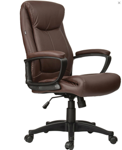 Кресло офисное Brabix BRABIX "Enter EX-511", экокожа, коричневое, 531163 в Вологде