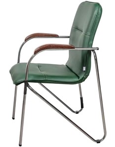 Офисный стул Samba Chrome темнно-зеленый в Вологде